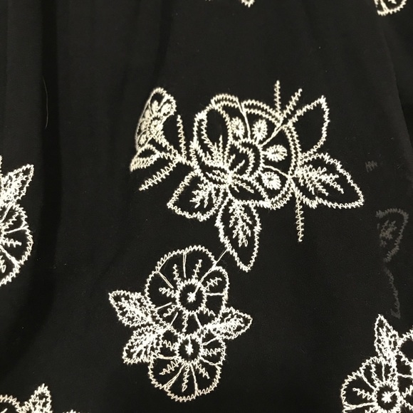 Sequin Hearts V Neck Empire Waist Blouse Size L - Picture 4 of 8